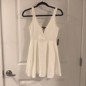 Skater white dress